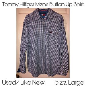 Tommy Hilfiger Men's Button Up Shirt Size Large